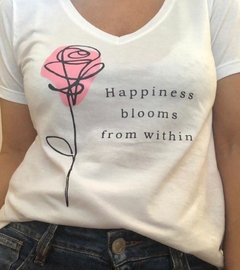 Remera Flor Lineal - comprar online
