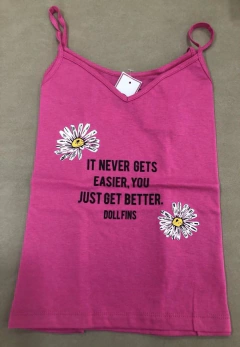 Musculosa con flor en internet