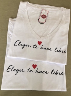 Remera Elegir te hace libre - comprar online