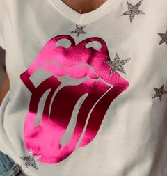 Remera Stones Fucsia