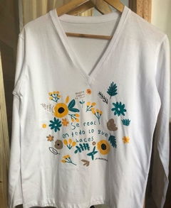 Remera Se Real manga larga - comprar online