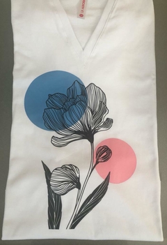 Remera Flor manga larga - comprar online