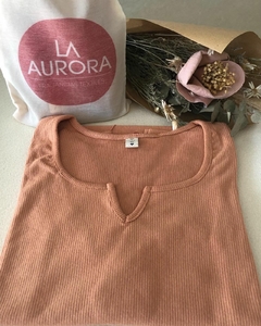 Remera Morley Gamuzado manga larga en internet