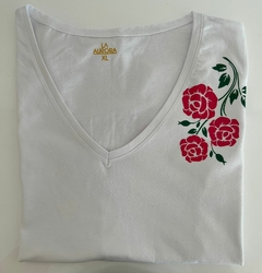 Remeras con flores - comprar online
