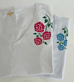 Remeras con flores