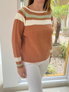 Sweater combinado - comprar online