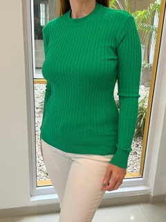 Sweater trenzado