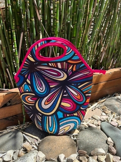 Bolso de mano estampado