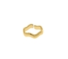 ANEL ONDAS DOURADO