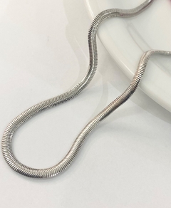 CHOCKER MALHA ESPESSURA MÉDIA - PRATA - comprar online