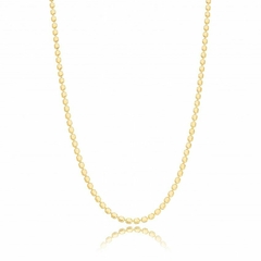 COLAR MEDALHINHAS DOURADO