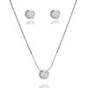 CONJUNTO COM PONTO DE LUZ PRATA