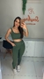 CROPPED VERDE MILITAR