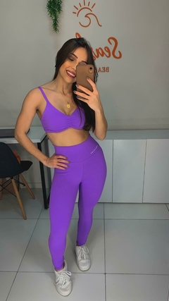 TOP COSTA ABERTA LILÁS - comprar online