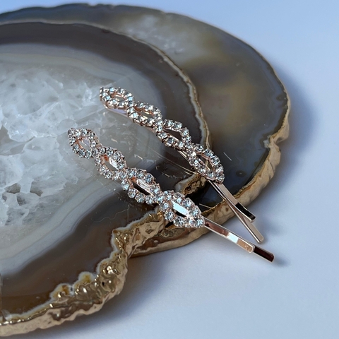 Duo Grampos Ellos Strass