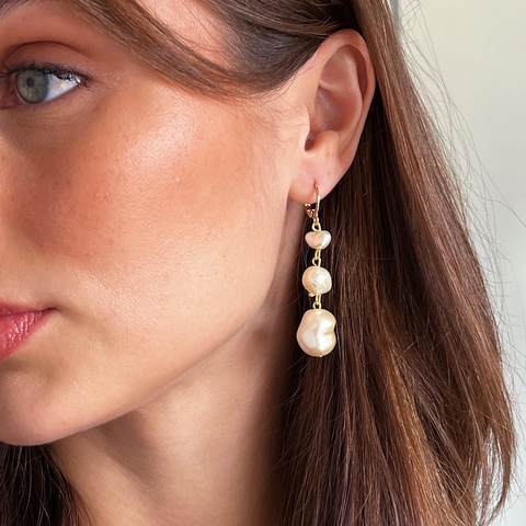 Argolinha Pérolas Mix - comprar online