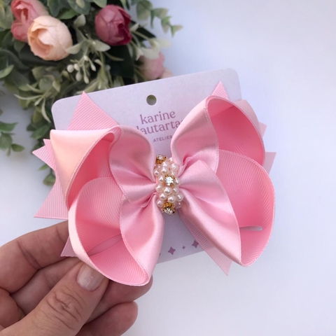 Laço Bia G Cetim Bordado