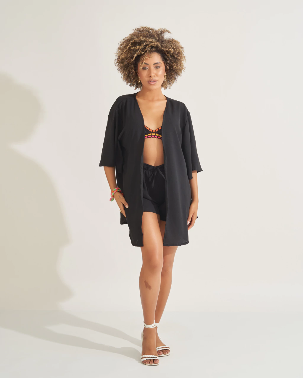 CONJUNTO KIMONO NORONHA PRETO