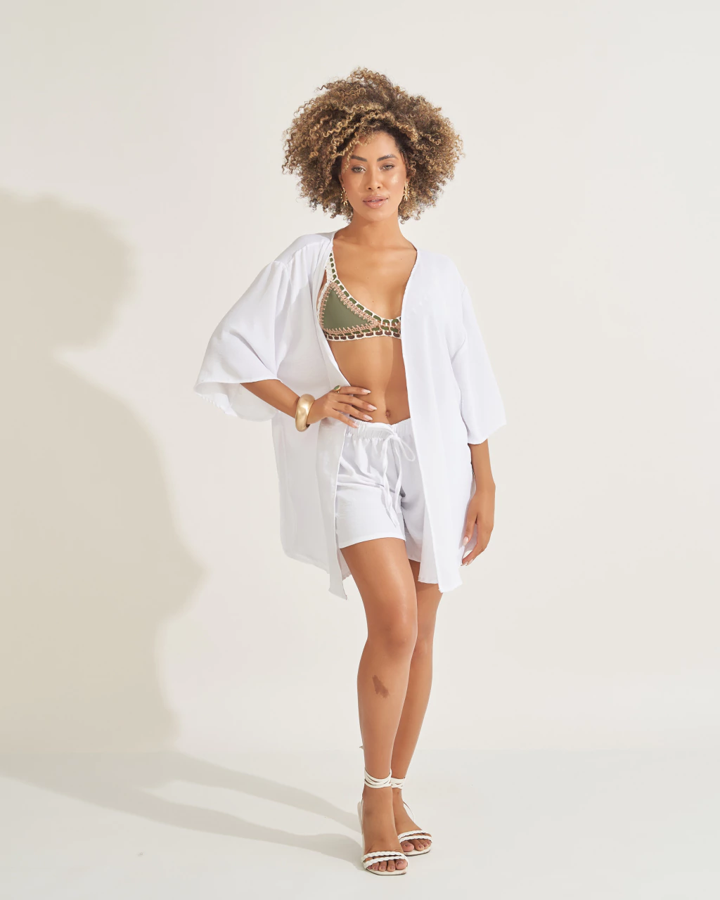 CONJUNTO KIMONO NORONHA BRANCO