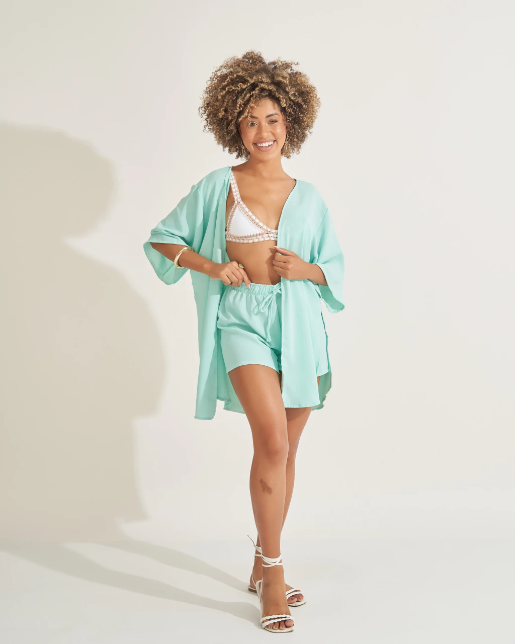 CONJUNTO KIMONO NORONHA VERDE