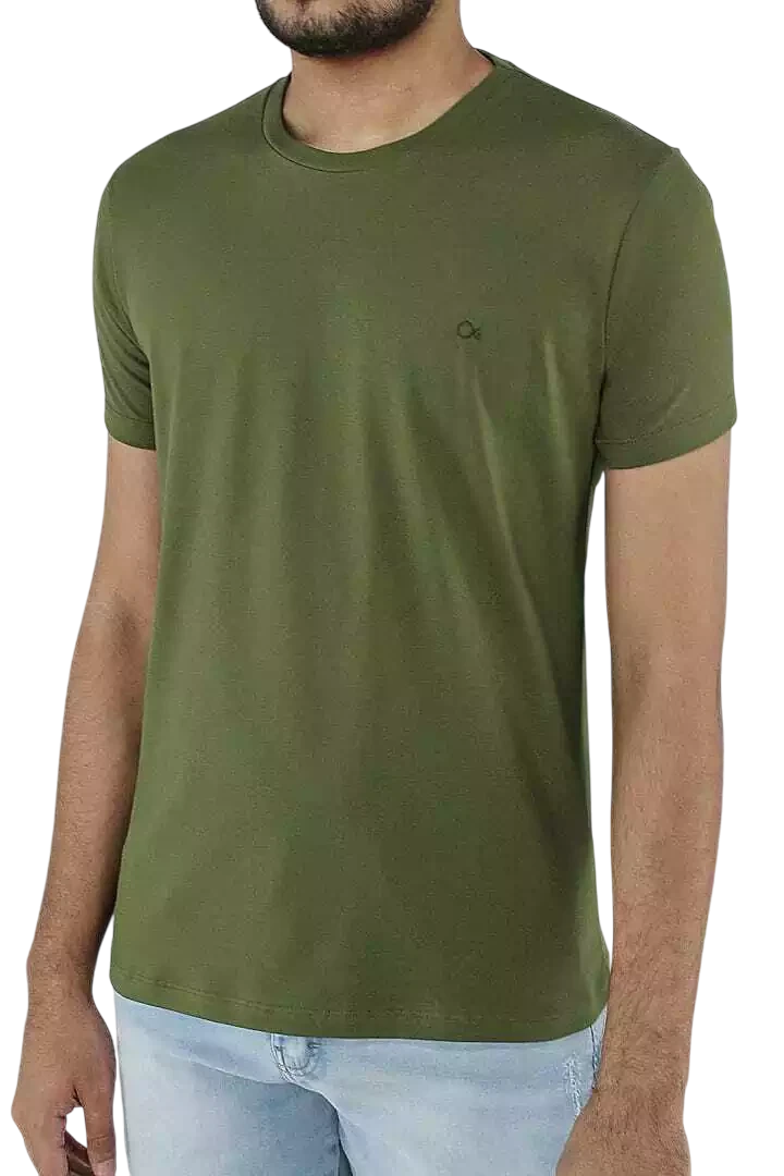 Camiseta Masculina Manga Curta Slim OGOCHI 006490001