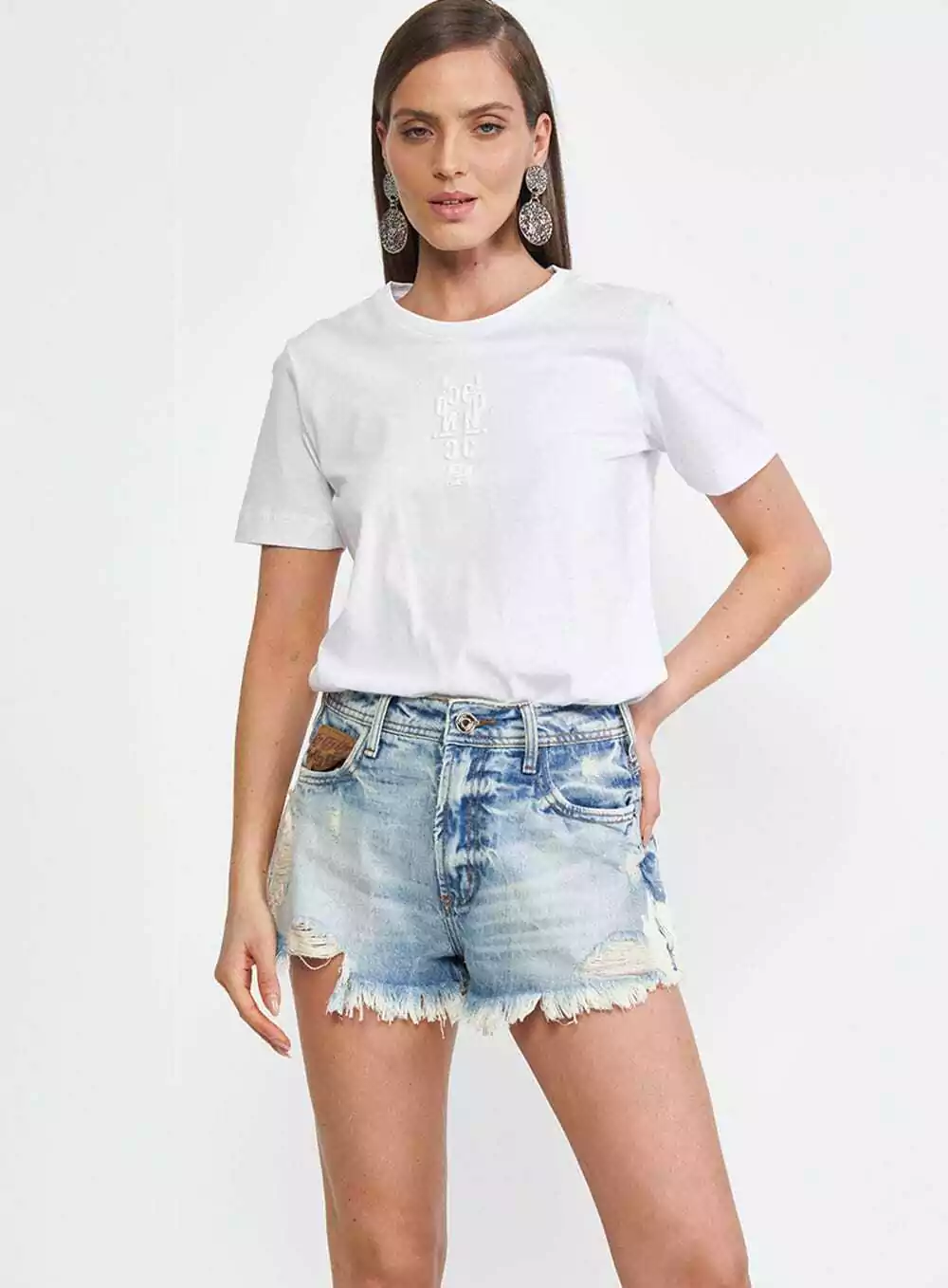 Camiseta Slim Básica Feminina COLCCI 34.01.06078