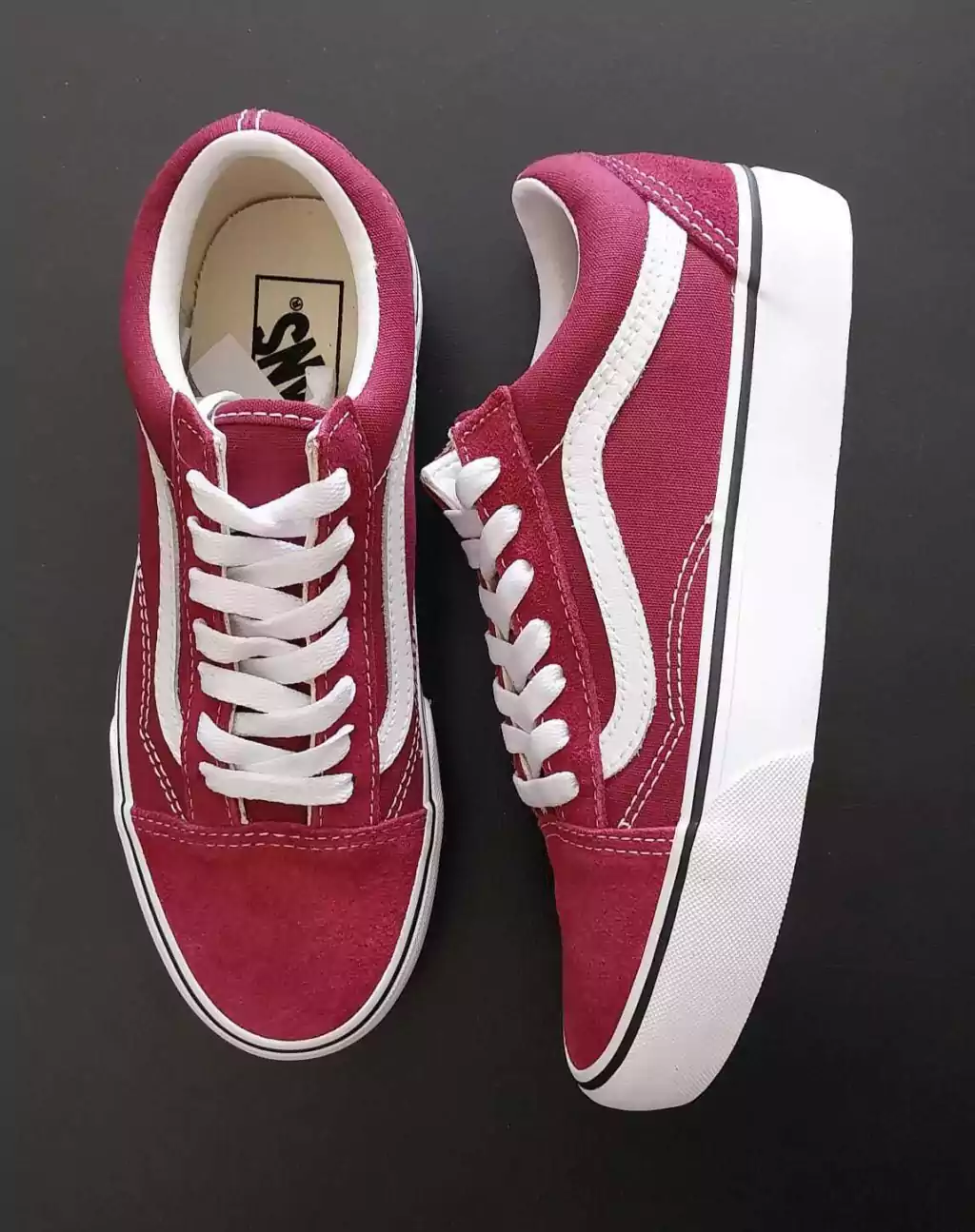 Tênis VANS OLD SKOOL BORDÔ VN-000CR5ZCFC