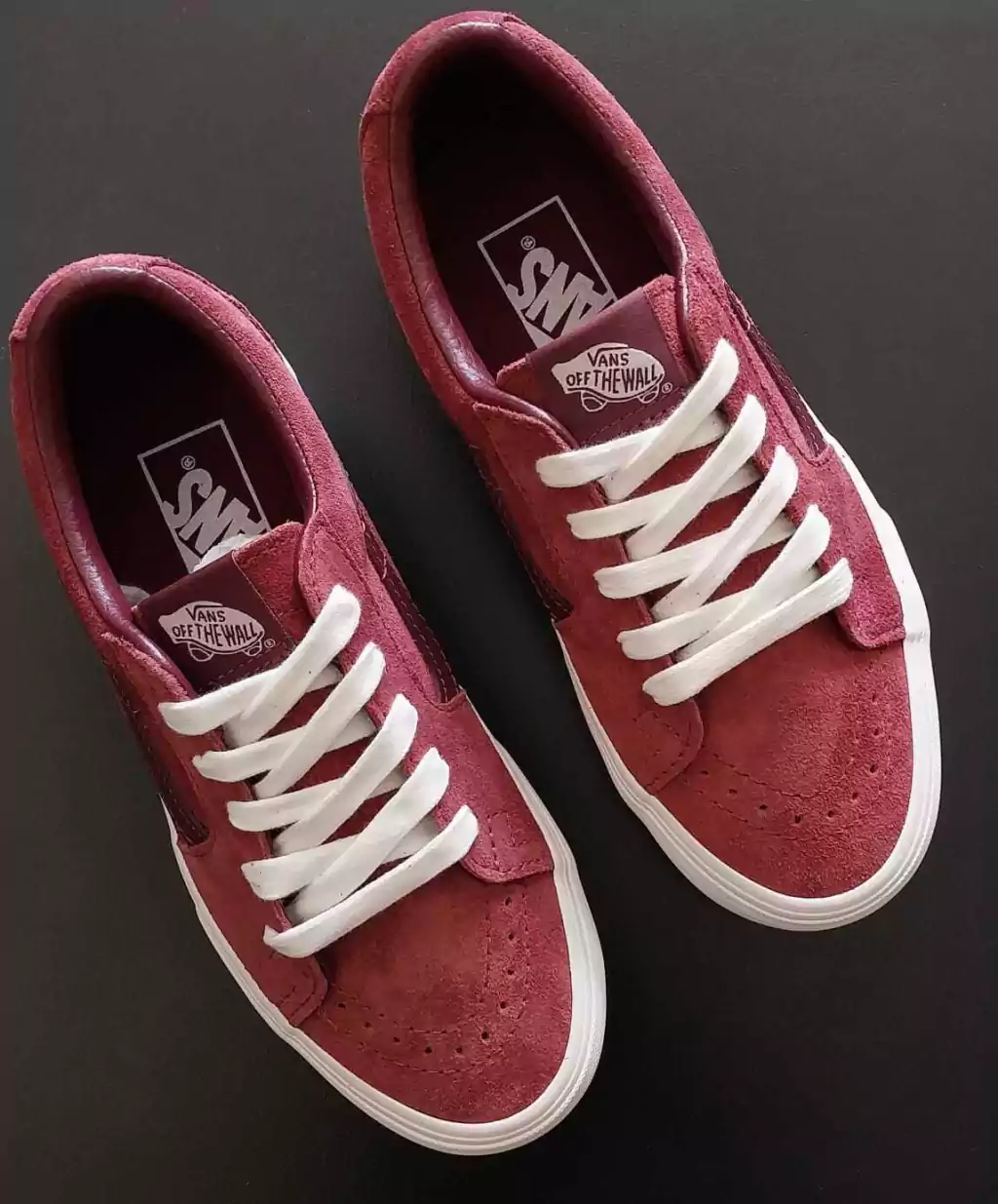 Tênis VANS SK8-LOW SUEDE RED VN-0009QRREDC