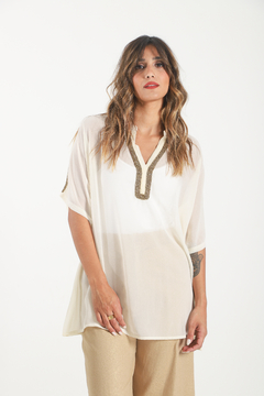 BLUSA REDA - NATURAL