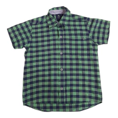 Camisa a cuadros verde MIMO&CO Talle 6