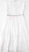 VESTIDO PUNTO SMOCK MARCA PETITE LE BOND TALLE 10 AÑOS