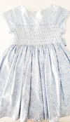 VESTIDO PUNTO SMOCK MARCA BROER TALLE 7-8 AÑOS