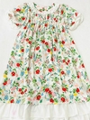 VESTIDO FLOREADO MARCA LA FOLIE TALLE 10 AÑOS