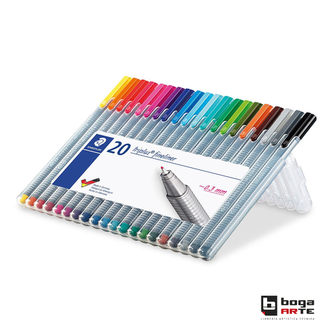 Microfibra Staedtler Triplus 334 SET X20