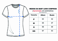 Kit Baby Look e Caneca com Maos Preta e Branca na internet