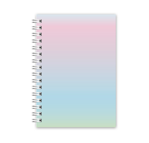 Caderno Espiral A5 - Degradê Luar - comprar online