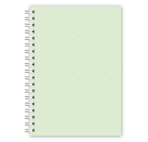 Caderno Espiral A4 - Pontilhado Verde - comprar online