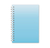 Caderno Espiral A5 - Degradê Azul