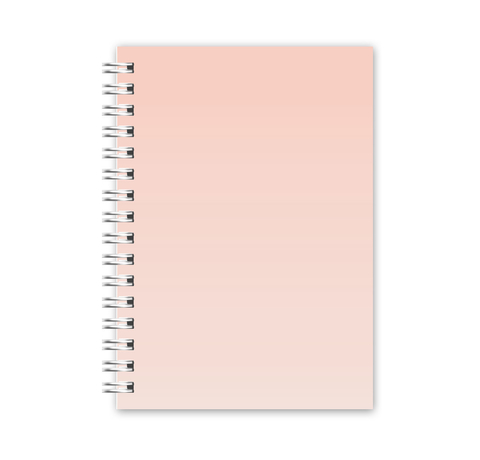 Caderno Espiral A5 - Degradê Laranja - Luar Papelaria 