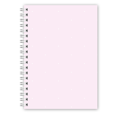 Caderno Espiral A4 - Pontilhado Rosa - comprar online