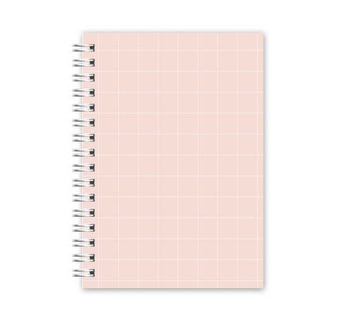 Caderno Espiral A5 - Quadriculada Laranja - comprar online