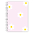 Caderno Espiral A4 - Margarida Rosa