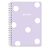 Caderno Espiral A4 - Poá Lilás - Luar Papelaria 