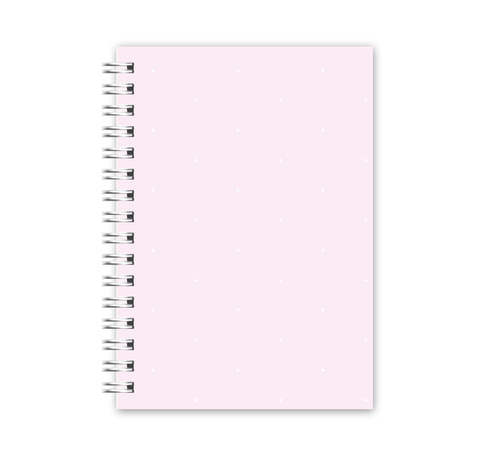 Caderno Espiral A5 - Pontilhado Rosa