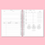 PLANNER 2025 - LISTRAS ROSA - Luar Papelaria 