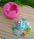 Molde de Silicone Baleia G Fundo do Mar