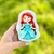 MOLDE DE SILICONE "PEQUENA ARIEL"
