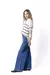 SWEATER BREMER RAYADO CON TAJOS LATERALES - tienda online