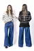 SWEATER BREMER RAYADO CON TAJOS LATERALES en internet