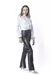 PANTALÒN DE ECO CUERO CON ALFORZA - tienda online